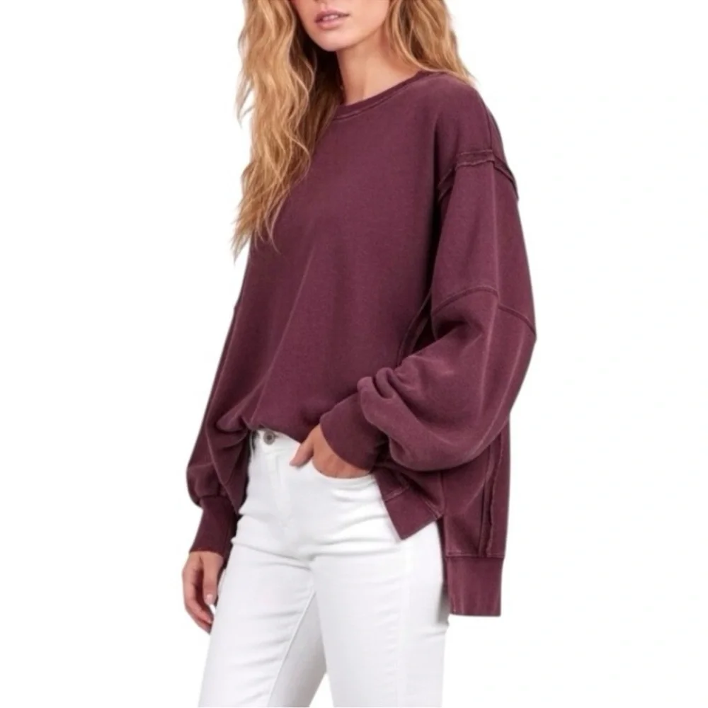 NWT Free People We The Free | Camden Sweatshirt Pullover | XS